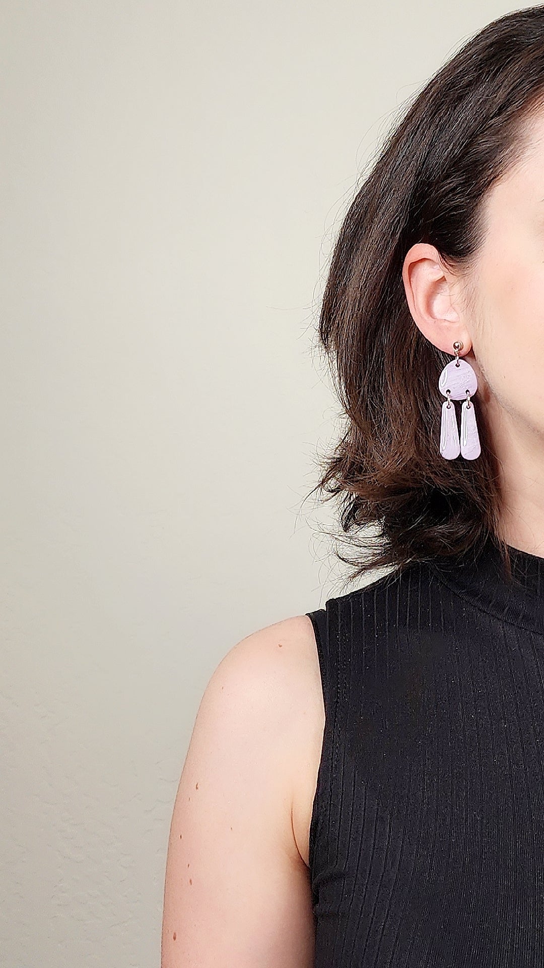 Long drop chandelier earrings with fringes